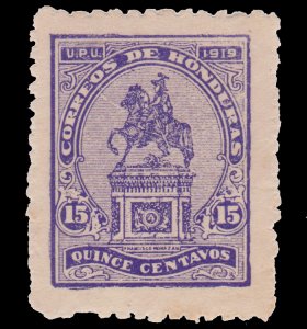 HONDURAS STAMP 1919. SCOTT 190. UNUSED.