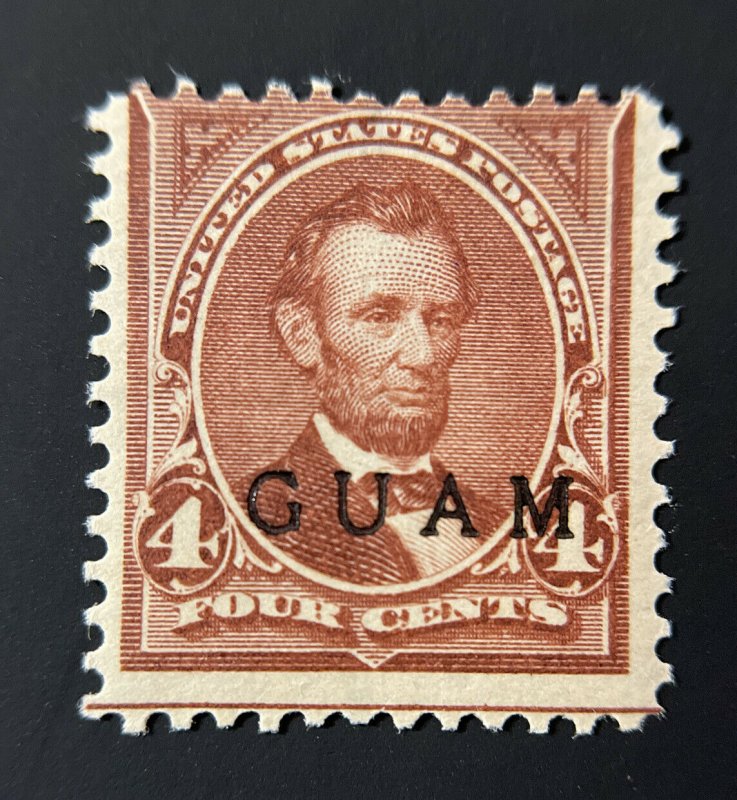 US Guam Stamp # 4 Mint OG H CV $125