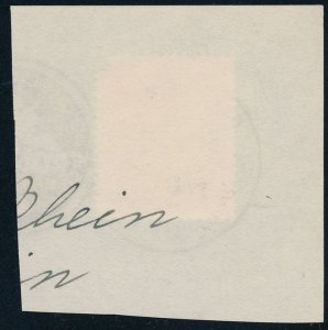 German Caroline Islands sc# 20 5pf on 3pf Space Filler - Wrong Seal - Karolinen