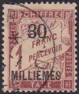 French Offices Alexandria 1922 Sc J5 postage due used