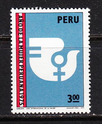 Peru SC# 628  1975 Intl Women Year MNH