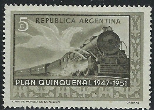 Argentina 595 MH 1951 Train (ak5595)