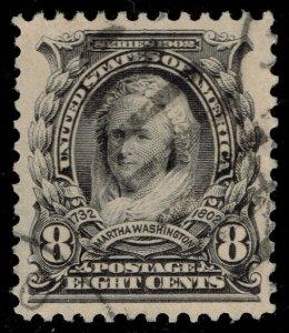 US #306 Martha Washington; Used