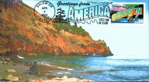 #3597 Greetings From Oregon Heritage FDC