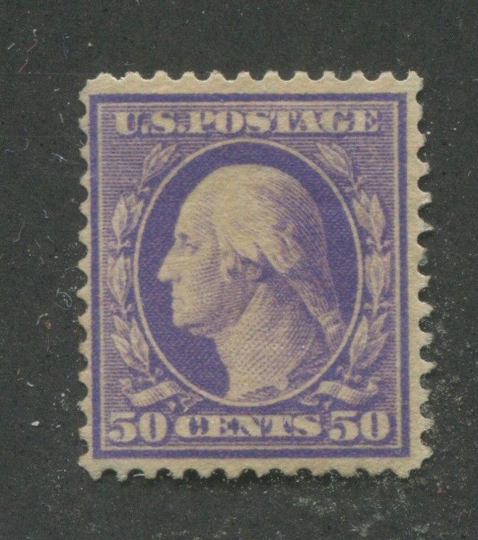 1909 US Stamp #341 50c Mint Hinged F/VF Original Gum Regular Issue