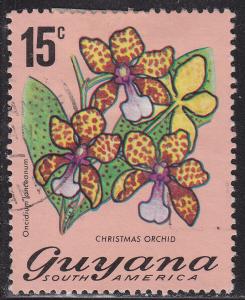 Guyana 139 Christmas Orchid 1972