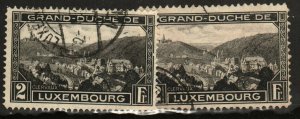 Luxembourg #194, 194a used