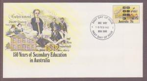 Australia PSE # 047 , Secondary Education Anniversary FDC - I Combine S/H