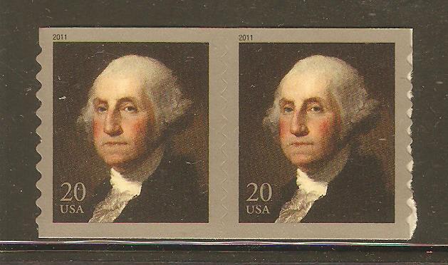 #4512 George Washington Coil Single or Pair Mint Never Hinged