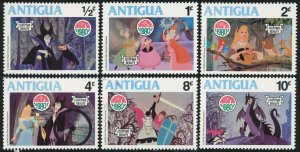 ANTIGUA Sc 592-97 VF/MLH  - 1980 - Christmas, Scenes From Sleeping Beauty