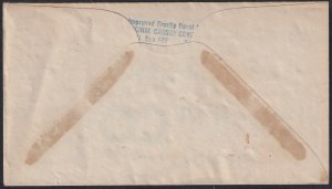 Pago Pago Samoa 1938 Crosby Naval Ship cover via U.S.S. Milwaukee light cruiser