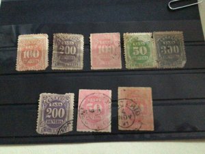 Brasil old used Tax  stamps  for collecting A9924