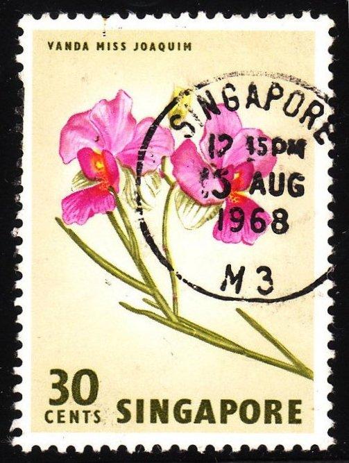 Singapore 65 - used - Flowers