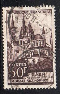 France 674 - Used - Abbaye aux Hommes (Caen) (1)