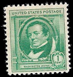 # 859 MINT NEVER HINGED WASHINGTON IRVING AUTHOR