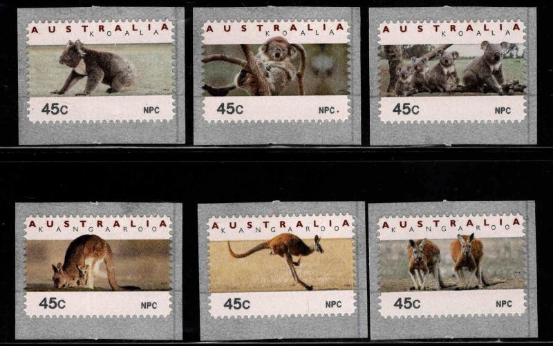 AUSTRALIA Counter Printed Stamps NPC SG 1459-1464