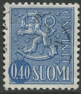 Finland - Scott 406 - Definitives -1963- Used - Single 40p Stamp