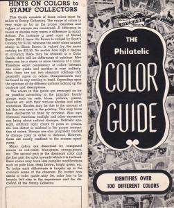 Philatelic Color Guide