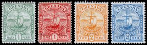 Grenada Scott 68-71 (1906) Mint H F-VF, CV $27.50 M
