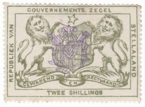 (I.B) Stellaland (Bechuanaland) Revenue : Duty Stamp 2/-