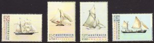 1992 Australia Sailing Ships complete set of 4 MNH Sc# 1249 / 1252 CV $5.45