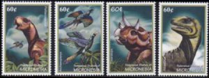 US 449-52 Trust Territories Micronesia NH VF Prehistoric Animals