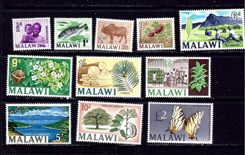 Malawi 41-51 MLH 1966-67 Set