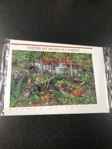 US 3899 Northeast Deciduous Forest Souvenir Sheet First Day Of Issue 2005 Sealed