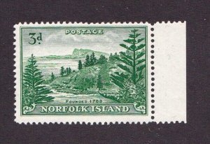 Norfolk Island stamp #23, MNH OG, selvage