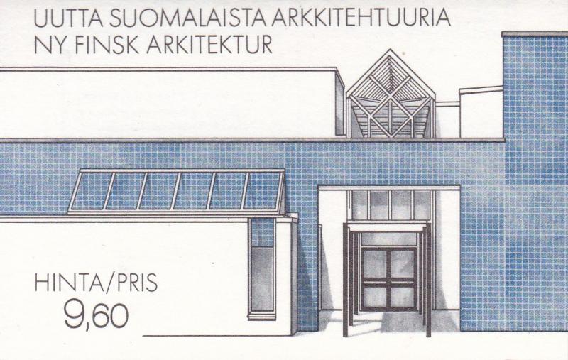 Finland 1986 National Construction Year Booklet Post Office Fresh. Scott 737