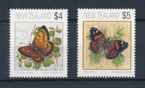 [111878] New Zealand 1995 Insects butterflies schmetterlingen  MNH