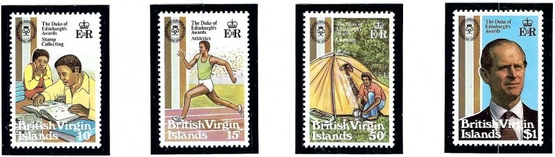 British Virgin Is 409-12 MNH 1981 Duke's Awards    (ap1945)