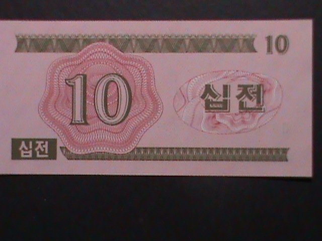 ​KOREA-1988 FIRST SERIES -UNCIRCULATE MINT 10 CENTS-BANK NOTE - VERY FINE