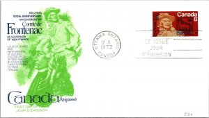 Canada 1972 FDC - 500th Anniv Comte De Frontenac  - Ottawa, Ont - J8843