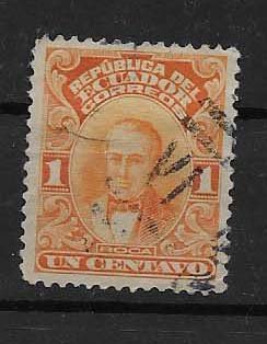 ECUADOR STAMP USED #OCTUBREG12