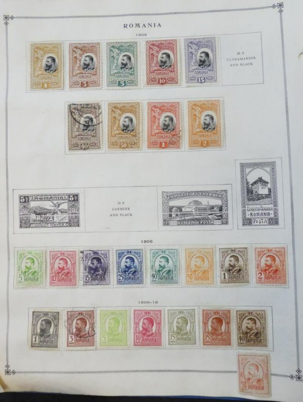 EDW1949SELL : ROMANIA Extensive Mint & Used collection on album pages 1930s-60s