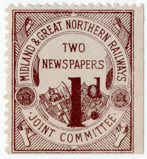 I.B Midland & Great Northern Railways Joint Committee : Newspapers 1d