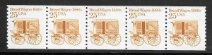 #2136 MNH Strip of 5