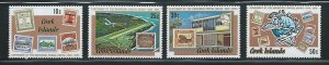 Cook Islands 408-11 1974 100th UPU set MNH