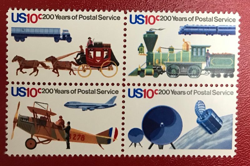 1975 US Sc 1572-2575 MNH Block 200 years of Postal Service CV$1.20 Lot 1863