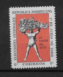 DOMINICAN REPUBLIC STAMP MNH #SEP13