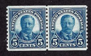 602 Mint,OG,NH... Pair... SCV $7.50