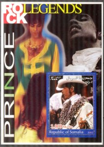 Somalia 2002 Music Rock Legends Prince S/S MNH Private