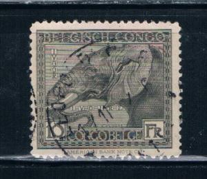 Belgian Congo  #111 Used African Elephant (B0187)