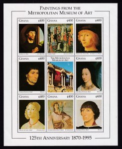 Ghana 1855-1856 Paintings Souvenir Sheets MNH VF