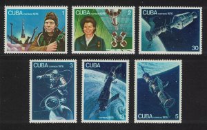 Caribic Gagarin First Manned Space Flight 6v 1976 MNH SG#2282-2287