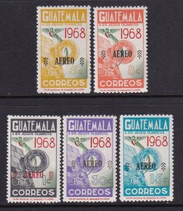 Guatemala C431-C435 Summer Olympics MNH VF