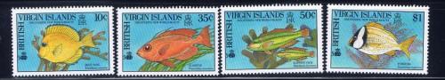 Virgin Is 668-71 NH 1990 Fish 