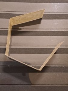 Iran revenue strip of 4 unlisted in Scott MNH (already been folded, see image 2)