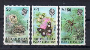 BRITISH INDIAN OCEAN TERRITORIES - FAUNA - 1973 -